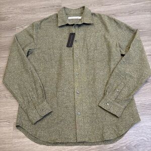 National Standards Green, long-sleeve, button-up shirt Size XL